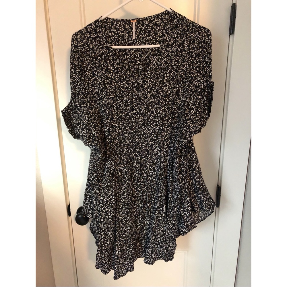 Free People Floral Tunic